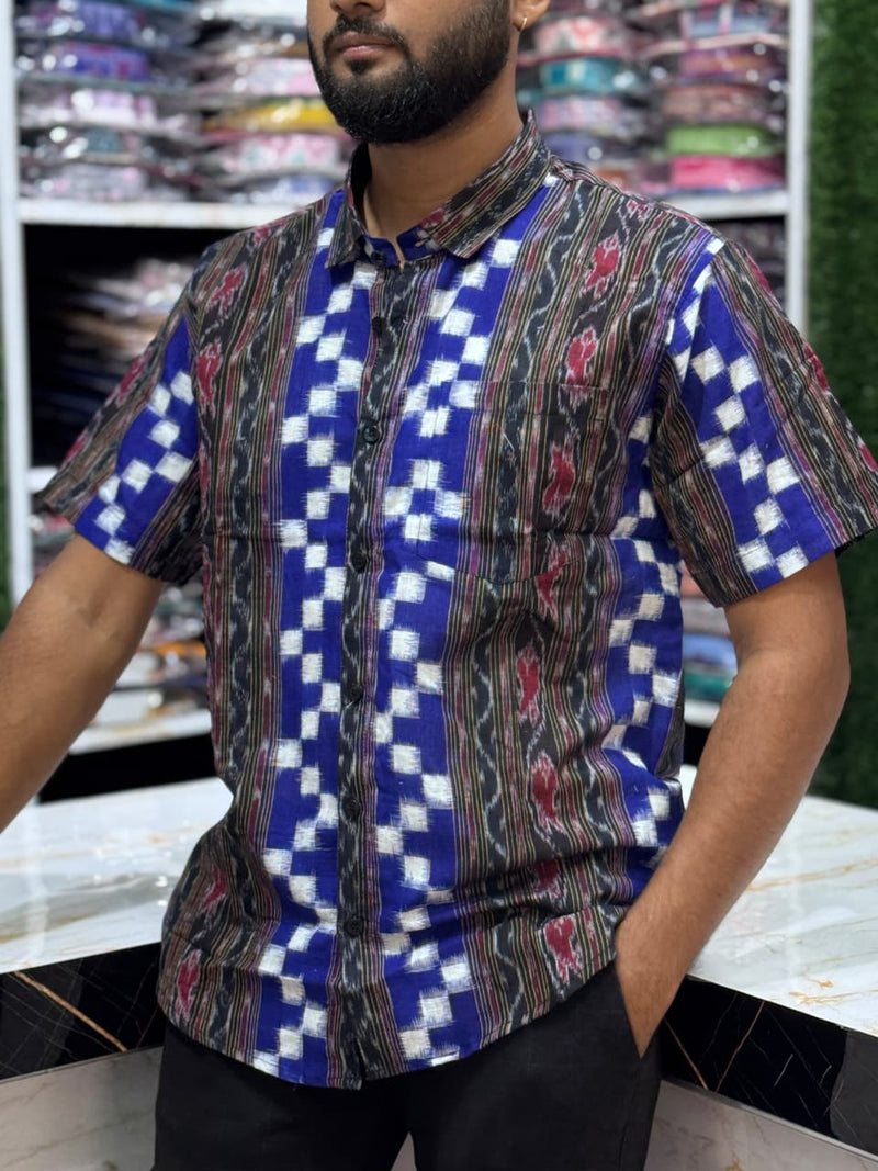 Spring Sambalpuri Odisha summer Man  shirt- Thoughtful Gifted for a Memorabl (Copy)