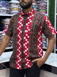 Spring Sambalpuri Odisha summer Man  shirt- Thoughtful Gifted for a Memorabl (Copy)
