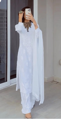 Indian Designer Salwar Kameez, Readymade Party/Ethnic Cotton kurti gift for her