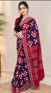 Sambalpuri Handloom Cotton Saree: Traditional Elegance in Pure Cotton