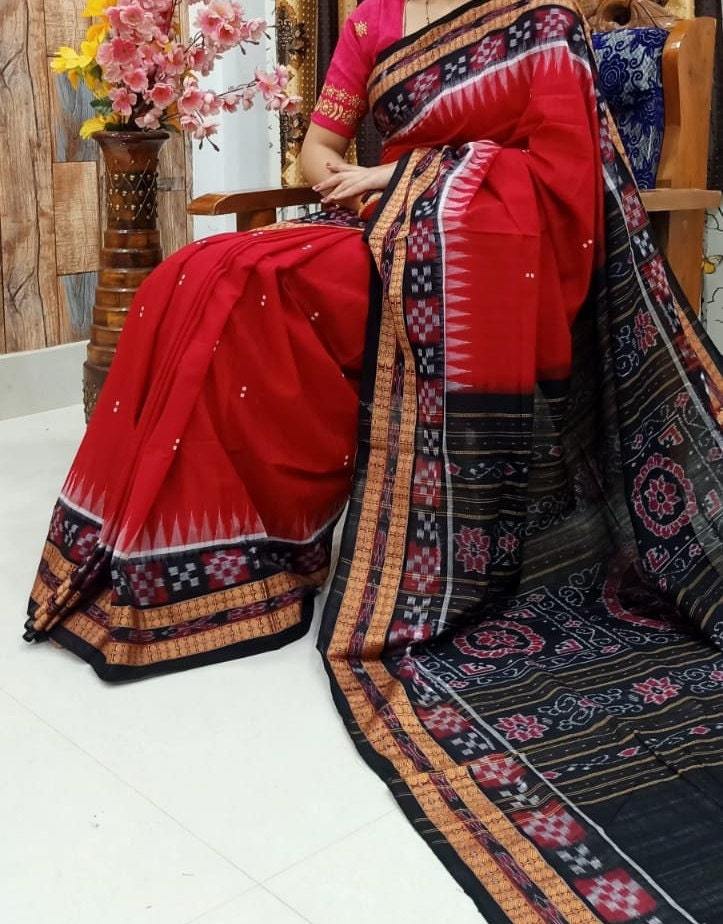 Wedding Sambalpuri Pasapali cotton Sarees,Latest Sambalpuri Pasapali Sarees gift