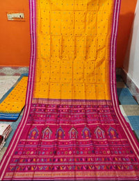 Sambalpuri saree dolabedi style saree odiya silk with blouse piece wedding odish