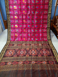 Buy Authentic Handcrafted Odisha Sambalpuri khandua silk pata Sarees Online fast
