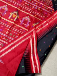 Sambalpuri saree dolabedi style saree odiya silk with blouse piece wedding odish