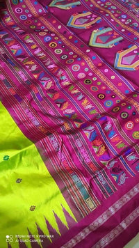 Sambalpuri saree dolabedi style saree odiya silk with blouse piece wedding odish