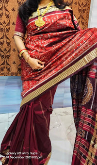 Sambalpuri Odisha dolbal wedding patali pata silk pasapali silk Pasapali Sarees