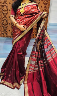 Sambalpuri Odisha dolbal wedding patali pata silk pasapali silk Pasapali Sarees