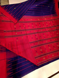 Shop Exquisite Magenta Odisha Bridal Saree for Wedding and Engagement - Sambalpu