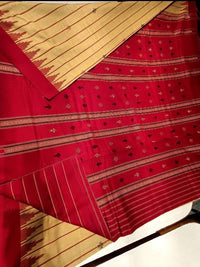 Shop Exquisite Magenta Odisha Bridal Saree for Wedding and Engagement - Sambalpu