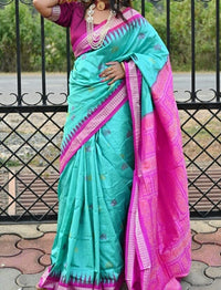 sambalpuri Odisha dolbal pure silk pasapali silk saree Sambalpuri Pasapali Saree