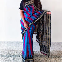 Buy Authentic Handcrafted Odisha LORD JAGANNATH, BALBHADRA & Subhadra silk Saree
