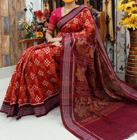 Wedding Sambalpuri Pasapali cotton Sarees,Latest Sambalpuri Pasapali Sarees gift