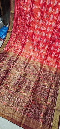 Buy Authentic Handcrafted letest bridal collection Odisha Sambalpuri tissue silk