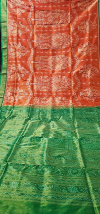 Buy Authentic Handcrafted letest bridal collection Odisha Sambalpuri tissue silk