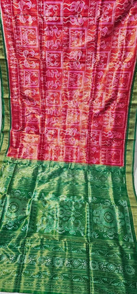 Buy Authentic Handcrafted letest bridal collection Odisha Sambalpuri tissue silk