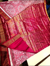 Buy Authentic Handcrafted letest bridal collection Odisha Sambalpuri tissue silk