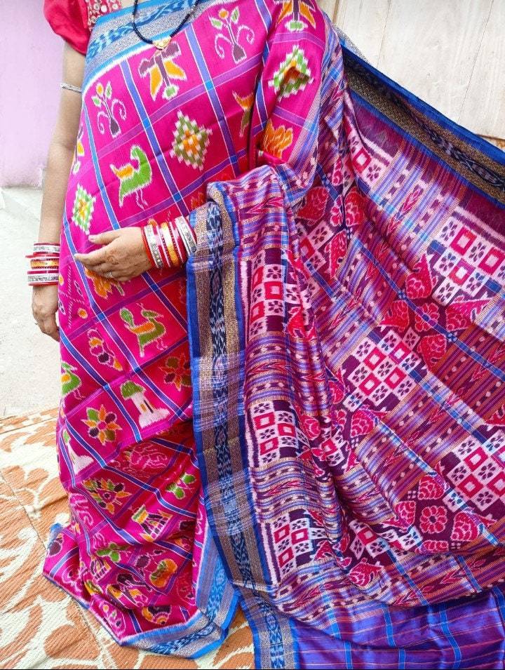 sambalpuri Odisha Upgrade Your Ethnic Wardrobe with New Pure Ikat Silk Sarees Sa