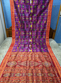 Buy Authentic Handcrafted Odisha LORD JAGANNATH, BALBHADRA & Subhadra silk Saree