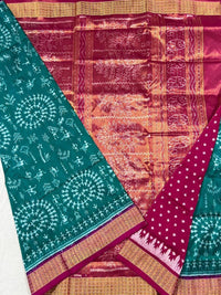 Buy Authentic Handcrafted letest bridal collection Odisha Sambalpuri tissue silk