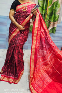 sambalpuri Odisha dolbal pure silk pasapali silk saree Sambalpuri Pasapali Saree
