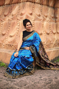 Buy Authentic Handcrafted Odisha LORD JAGANNATH, BALBHADRA & Subhadra silk Saree