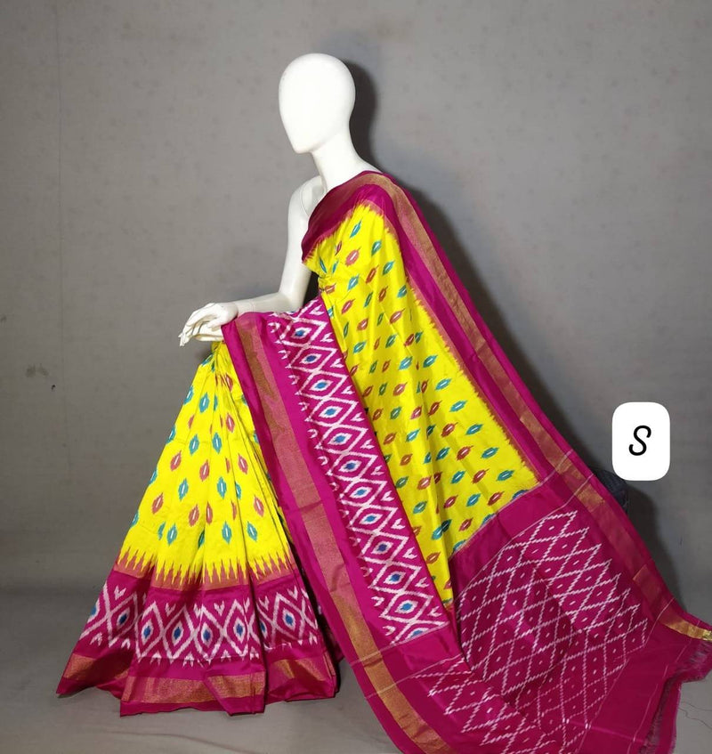Exquisite ikat silk sarees from Odisha with intricate weaving fastival wear sare