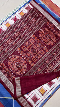 Sambalpuri Odisha Premium Quality Silk Handloom, Sambalpuri Pata silk        Sar