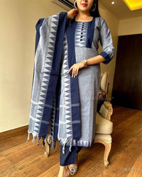 Indian Designer Salwar Kameez, Readymade Party/Ethnic Cotton kurti gift for her