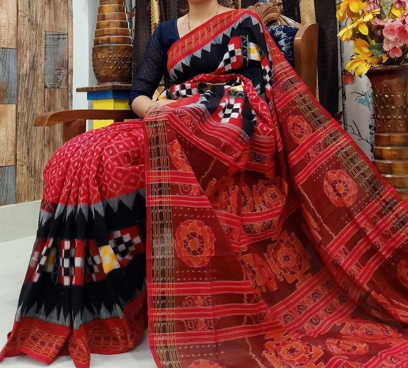 Wedding Sambalpuri Pasapali cotton Sarees,Latest Sambalpuri Pasapali Sarees gift