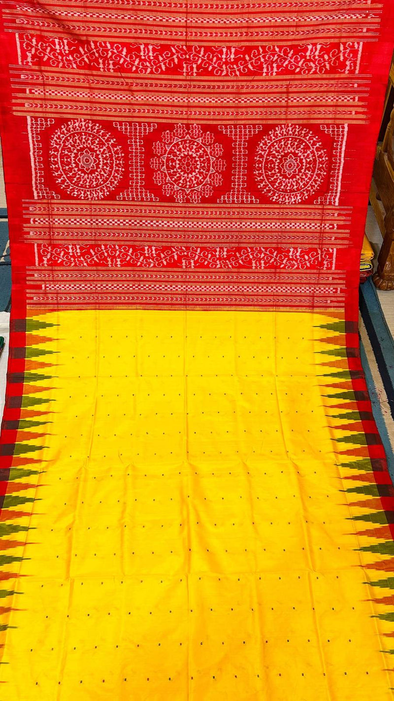 Sambalpuri Odisha Premium Quality Silk Handloom, Sambalpuri Pata silk        Sar