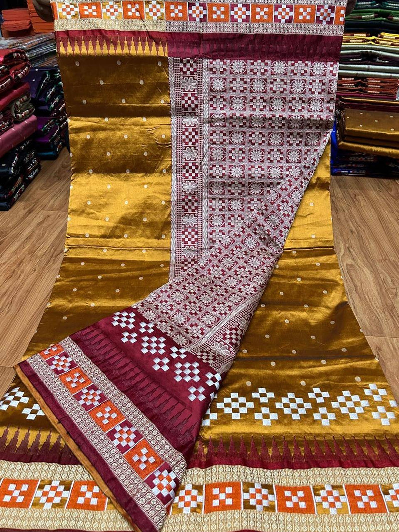 Exquisite Pasapali silk sarees from Odisha with intricate weaving fastival wear