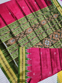 Buy Authentic Handcrafted Odisha Sambalpuri ikkat silk Sarees Online Elegant kha