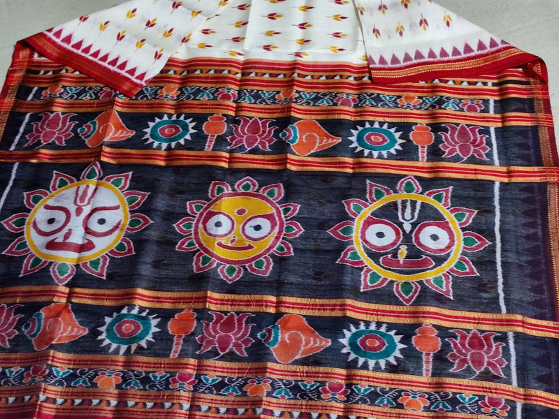 Buy Authentic Handcrafted Odisha Sambalpuri silk Sarees Online Elegant khandua s