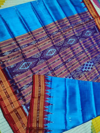 Buy Authentic Handcrafted Odisha Sambalpuri ikkat silk Sarees Online Elegant kha