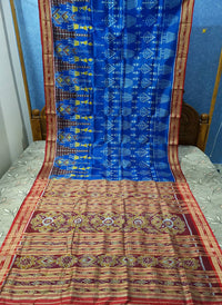 sambalpuri Odisha pure silk pasapali Khandua silk baliworad saree Durgapuja sari