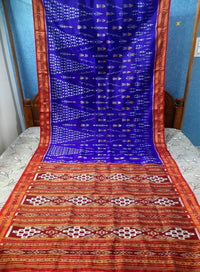 sambalpuri Odisha pure silk pasapali Khandua silk baliworad saree Durgapuja sari
