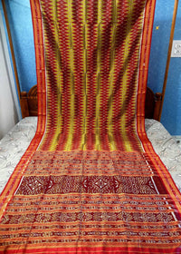 sambalpuri Odisha  silk pasapali silk saree baliworad saree Durgapuja sari Kali