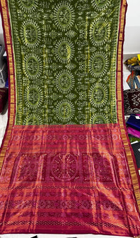 Buy Authentic Handcrafted letest bridal collection Odisha Sambalpuri tissue silk