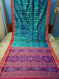 sambalpuri Odisha  silk pasapali silk saree baliworad saree Durgapuja sari Kali