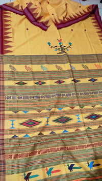 Wedding Odisha Premium Quality cotton ganjam bomkai Handwoven Pure natural dyed